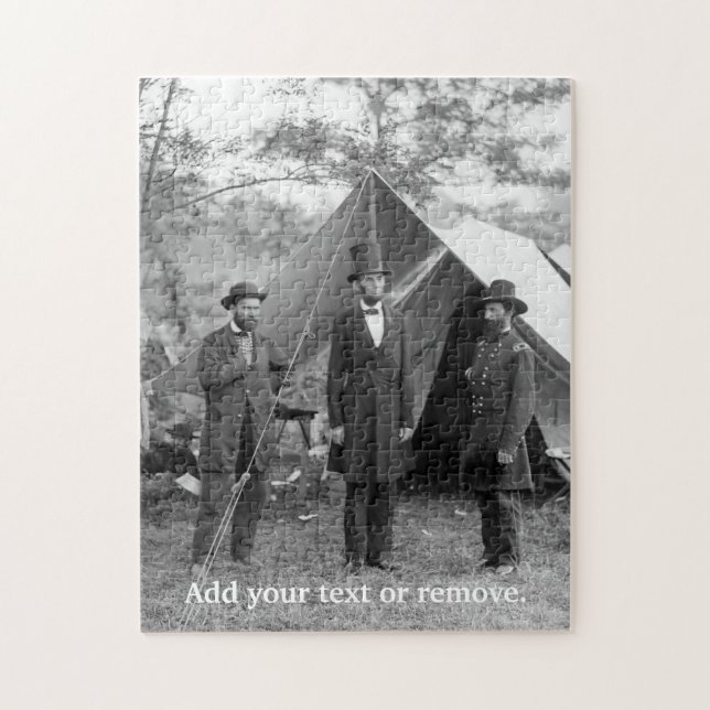Puzzle le président Abrahem Lincoln pendant la guerre civ (Vertical)