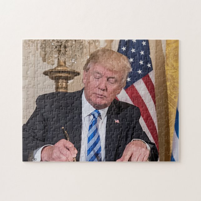 Puzzle Le Président Donald Trump (Horizontal)