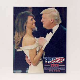 Puzzle Le président Trump et Melania Dancing