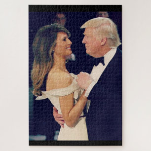 Puzzle Le président Trump et Melania Dancing