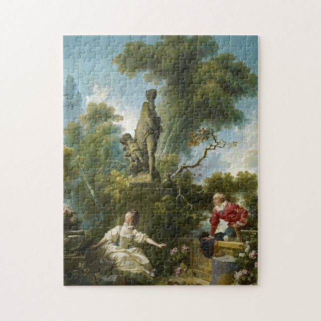 Puzzle Le progrès de l'amour, La rencontre de Fragonard (Vertical)