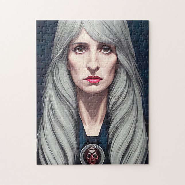 Puzzle Le Protector Elder Witch Art Imaginaire peinture (Vertical)