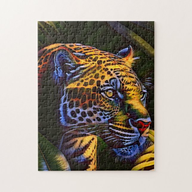 Puzzle Le puissant Jaguar, un prédateur de la jungle (Vertical)