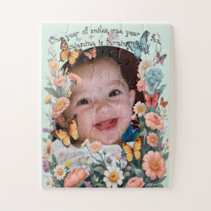 Puzzle Le rêve des papillons et des fleurs pastel pour en