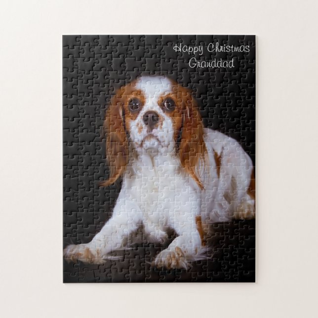 Puzzle Le roi Charles Spaniel Chien. (Vertical)