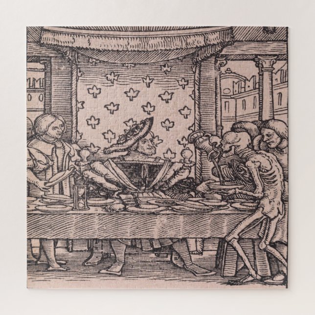 Puzzle Le Roi, de la danse de la mort (Vertical)