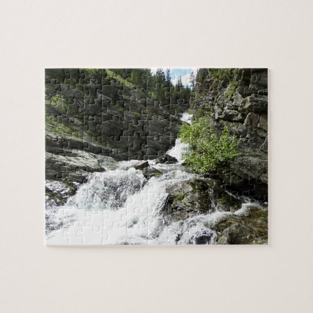Puzzle Le ruisseau Aster dans le parc national Glacier (Horizontal)