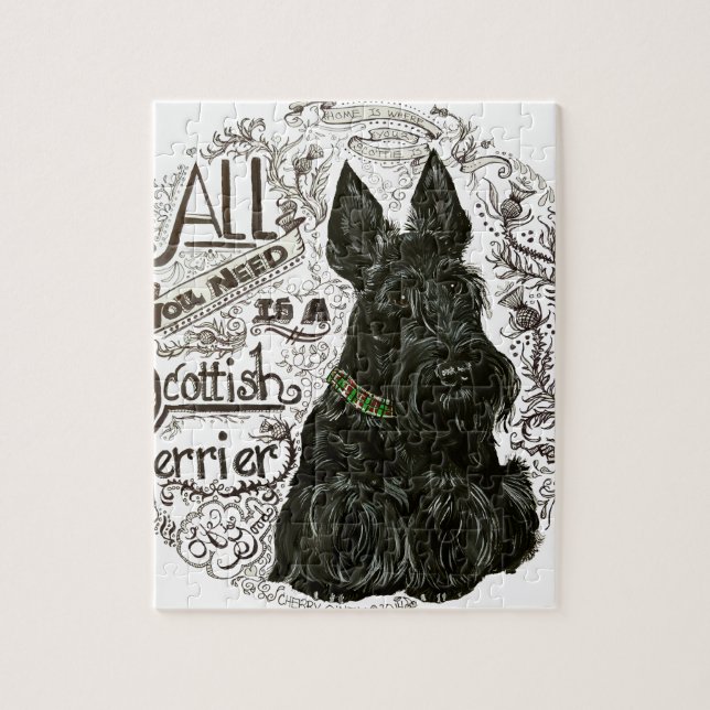 Puzzle Le Scottie est tout (Vertical)