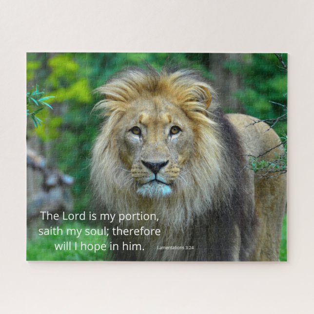 Puzzle Le Seigneur Est Ma Partie (Horizontal)