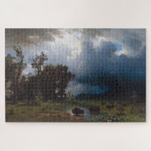 Puzzle Le sentier Buffalo, La tempête imminente, Albert B