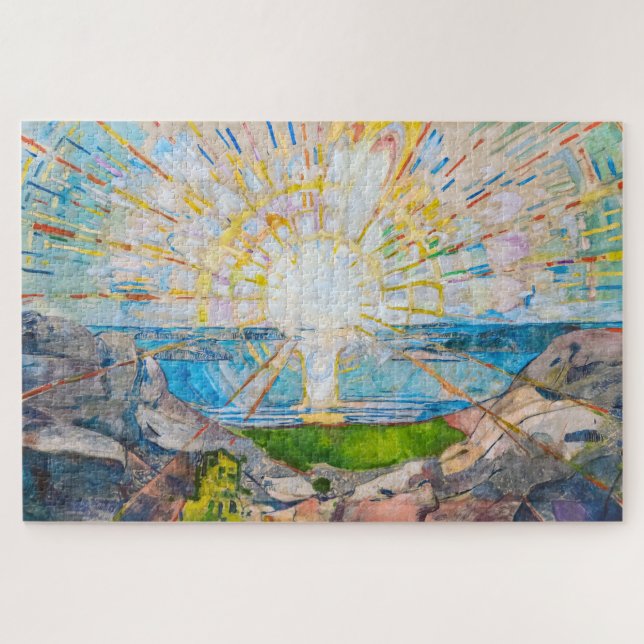 Puzzle Le Soleil 1909 | Edvard Munch | (Horizontal)