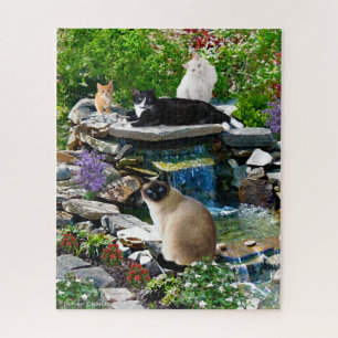 Puzzle "Le Spa de chat"