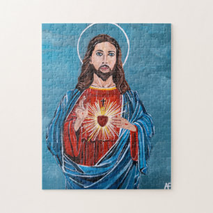 Puzzle Le tableau du Sacré-Cœur par Alfred Fox