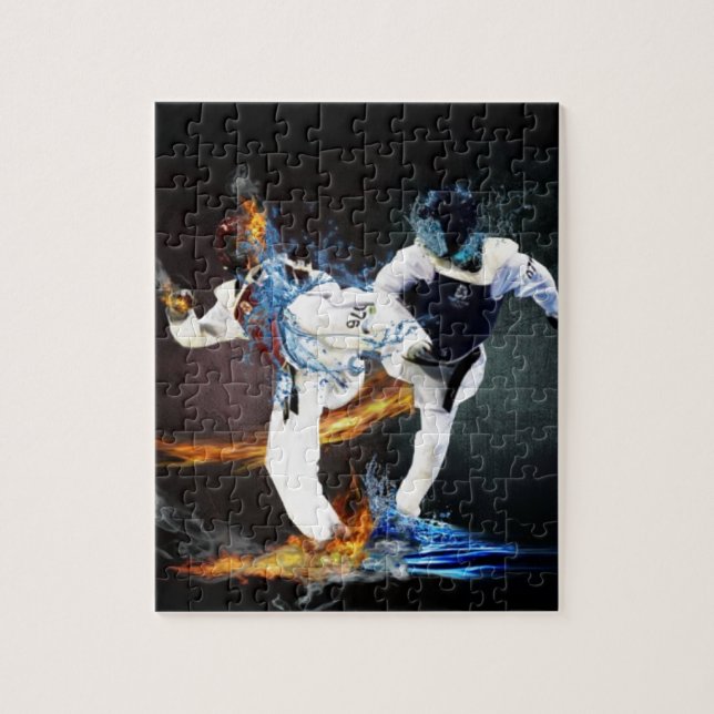 Puzzle le Taekwondo (Vertical)