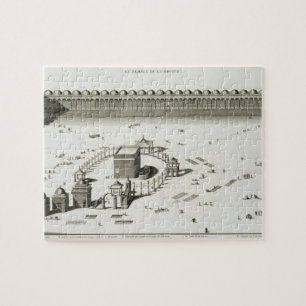 Puzzle Le temple de Mecque (gravure)