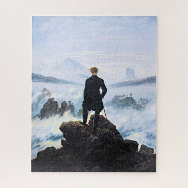 Puzzle Le vagabond au-dessus de la mer de brouillard, art (Vertical)