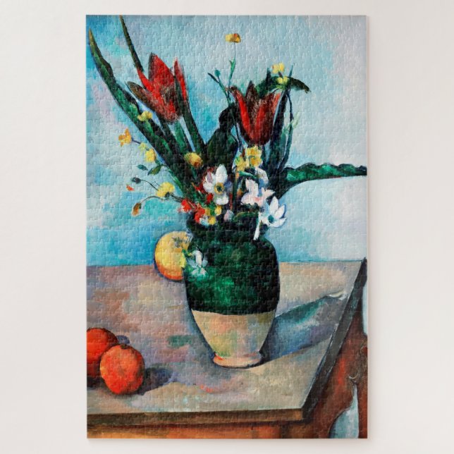 Puzzle Le Vase des Tulipes, Paul Cezanne (Vertical)