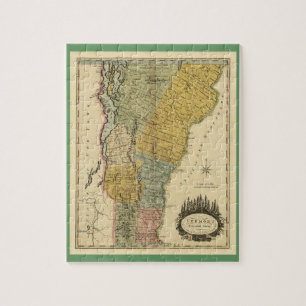 Puzzle Le Vermont, de l'enquête réelle - carte du cru