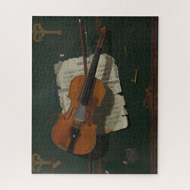 Puzzle Le Vieux Violon Harnett Art (Vertical)