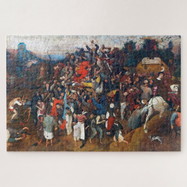 Puzzle Le vin de Saint Martin, Pieter Bruegel (Horizontal)