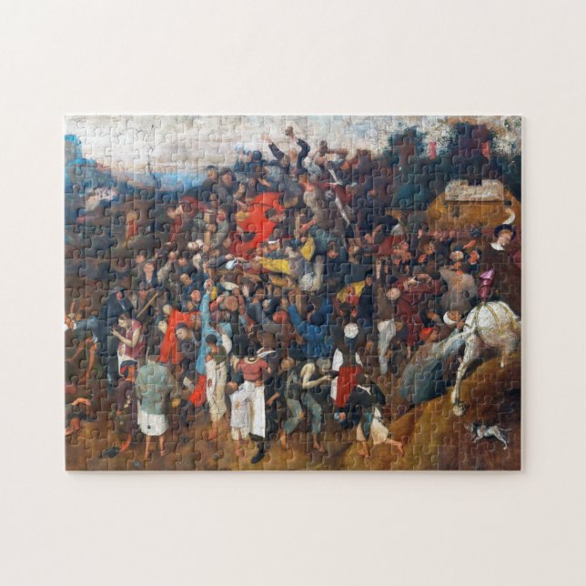 Puzzle Le vin de Saint Martin, Pieter Bruegel (Horizontal)