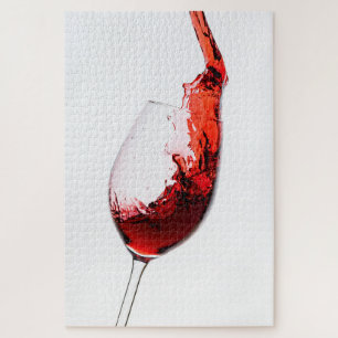Puzzle Le vin rouge coule dans le verre