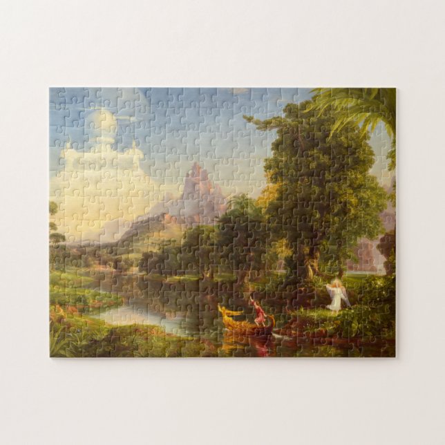 Puzzle Le voyage de la vie, Jeunesse, 1842 par Thomas Col (Horizontal)