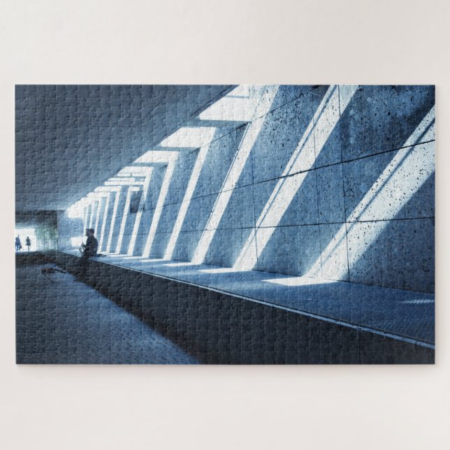 Puzzle Lecteur Saxophone Lonely - 20x30 - 1014 pcs (Horizontal)