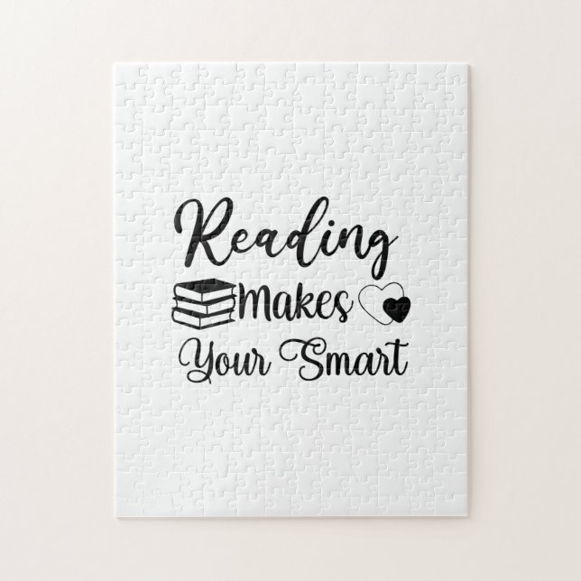 Puzzle Lecture D'Art La Lecture Vous Rend Intelligent (Vertical)