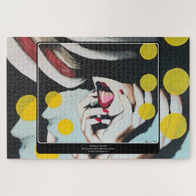 Puzzle "Lecture de la volonté" Peinture sur une (Horizontal)