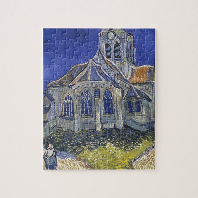 Puzzle L'église dans Auvers par Vincent van Gogh (Vertical)