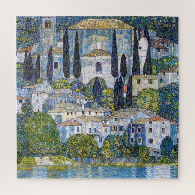 Puzzle L'église de Cassone | Gustav Klimt | Poster (Vertical)