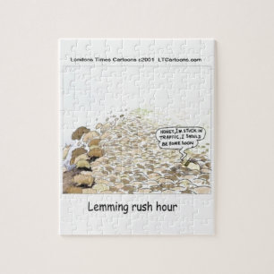 Puzzle Lemmings Rush Hour Drôle