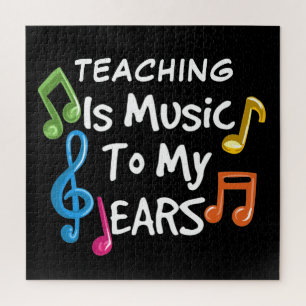 Puzzle L'enseignement est de la musique à mes oreilles su