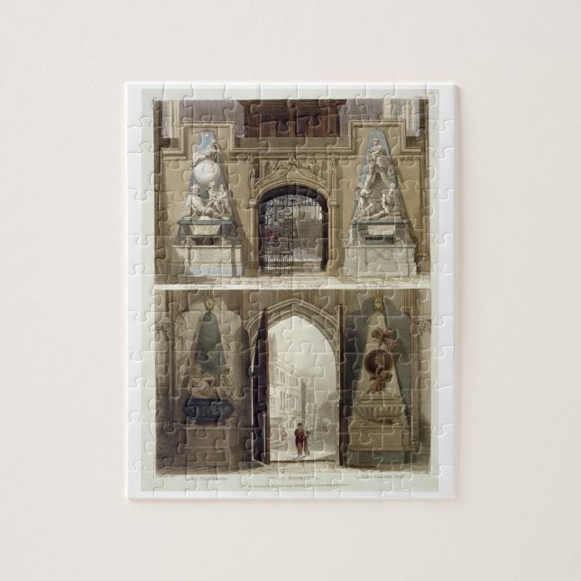 Puzzle L'entrée dans le choeur et l'entrée occidentale, (Vertical)