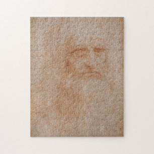 Puzzle Leonardo Da Vinci, Autoportrait Présumé