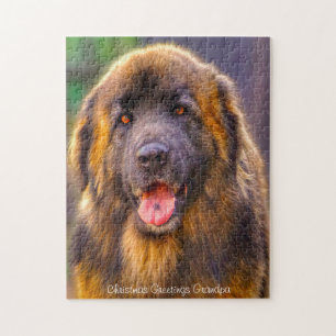 Puzzle Leonberger Dog.