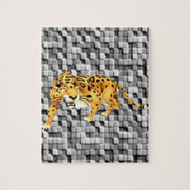 Puzzle Leopard (Vertical)
