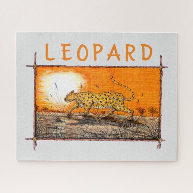 Puzzle Leopard africain (Horizontal)