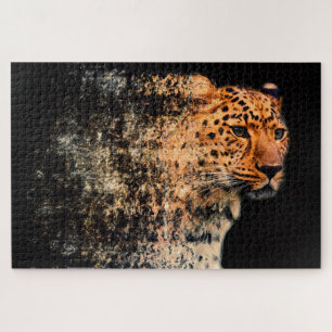 Puzzle Léopard brisé