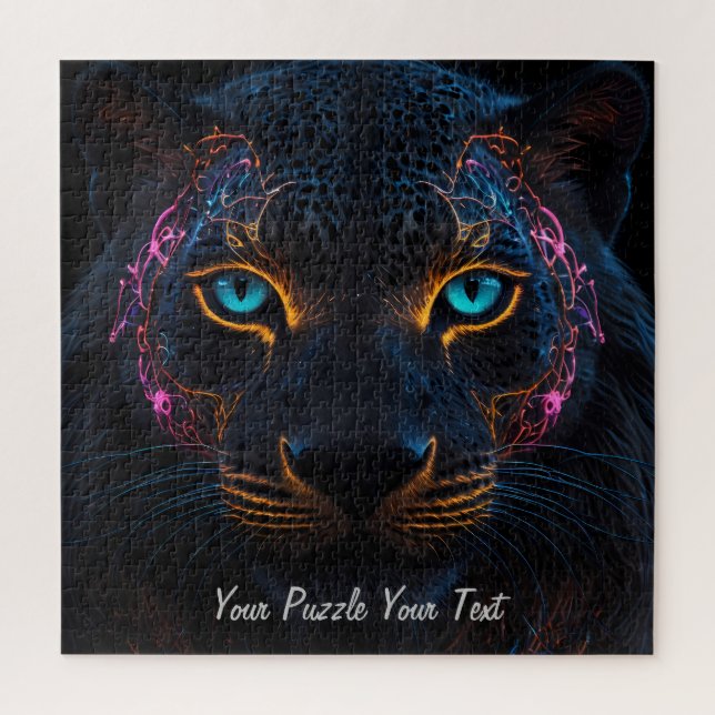 Puzzle Leopard Guardian (Vertical)