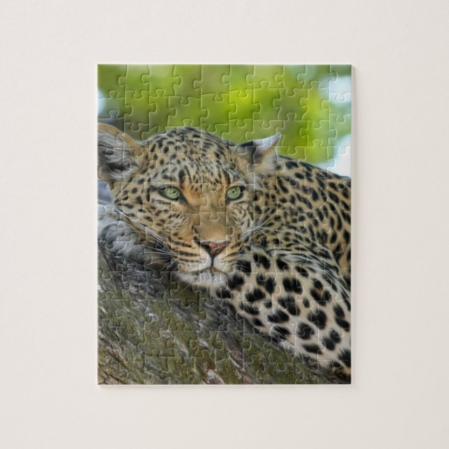 Puzzle Léopard impressionnant (Vertical)