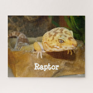 Puzzle Leopard personnalisé Gecko Lizard