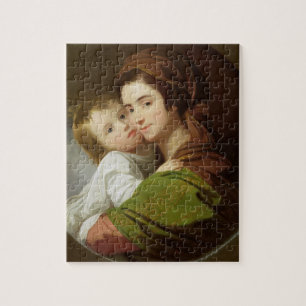 Puzzle L'épouse de l'artiste, Elizabeth, et leur fils