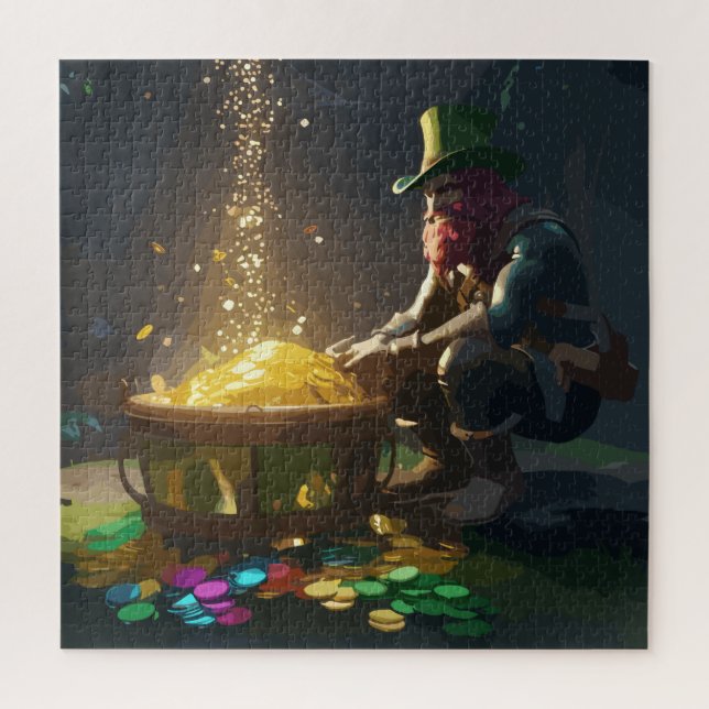 Puzzle Leprechaun Hideaway (Vertical)