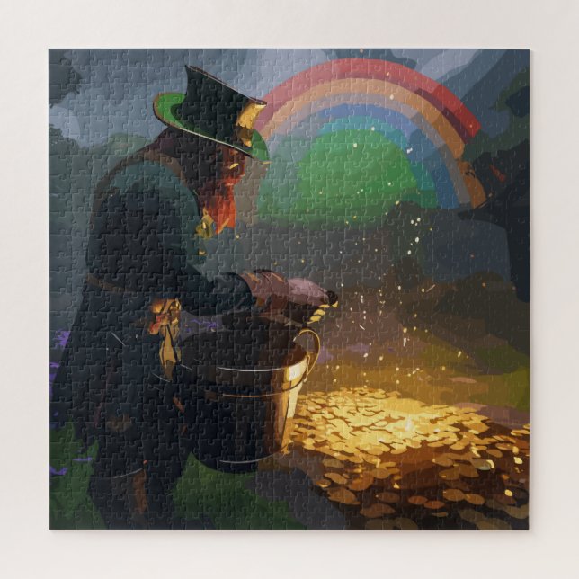 Puzzle Leprechaun Hideaway (Vertical)