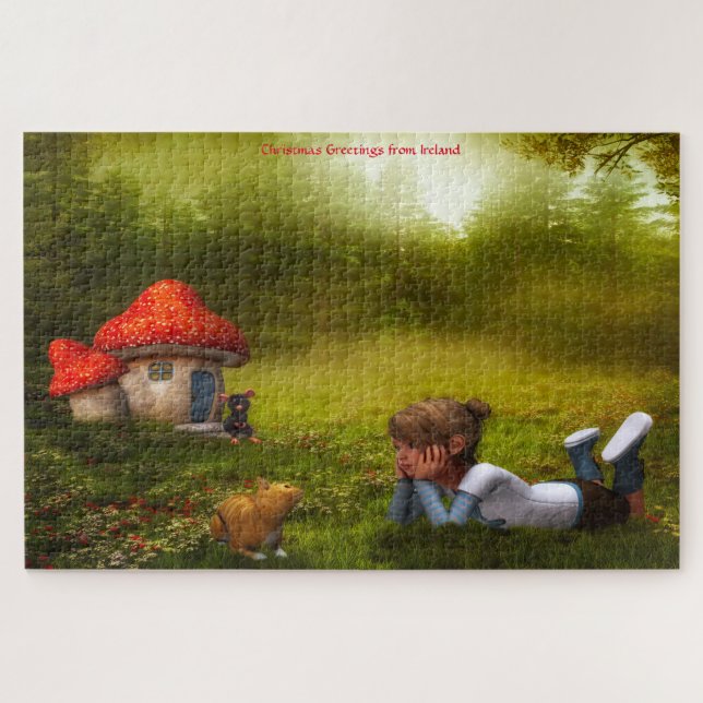 Puzzle Leprechauns où les petits vivent Irlande J (Horizontal)