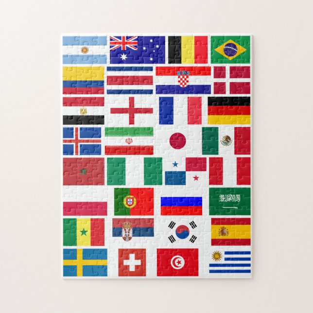 PUZZLE L'ÉQUIPE DE FOOTBALL DU FOOTBALL MARQUE 2018 (Vertical)