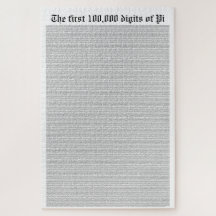 Les 100 000 premiers chiffres de Pi