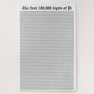 Puzzle Les 100 000 premiers chiffres de Pi